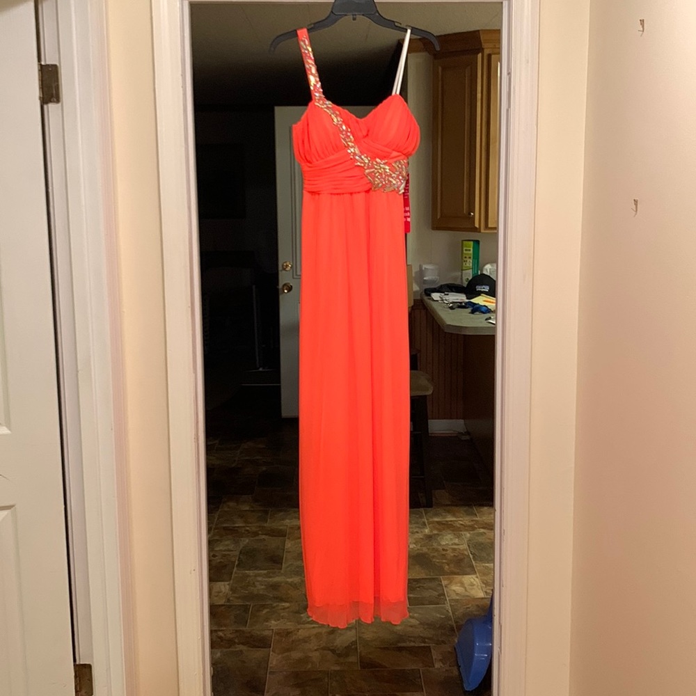 Pink formal gown